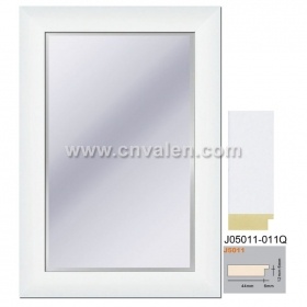 Preto e branco diferentes cores moldadas espelhos 