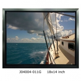 18x44 inch preto quadro paisagem flutuante impressão de tela de lona 